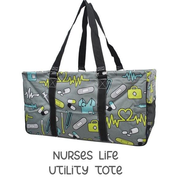 NEW Nurses Life Utility Tote Bag - Picture 1 of 5